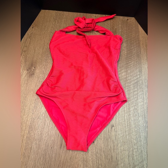 Jantzen Wonders Red One Piece Swim Suit size 12 - Picture 3 of 7